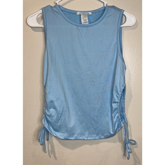 CAUTION TO‎ THE WIND Women’s Cinch Waist Sleeveless Top Size Large - Picture 1 of 3